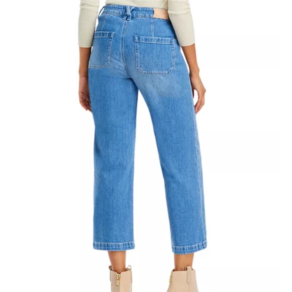 PAIGE Nellie Patch Pocket High Rise Straight Leg Jeans in Adley worn once - Picture 3 of 3